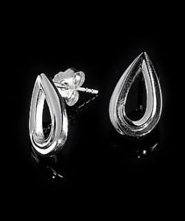 oval twist earrings by bijoux box