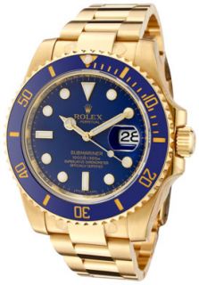 Rolex 116618 BL  Watches,Mens Submariner Automatic Blue Dial Oyster 18k Solid Gold, Chronograph Rolex Automatic Watches