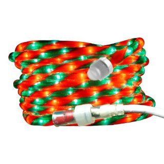 Candy Cane Rope Light   Red and Green   18 ft.   Brite Star 3716900