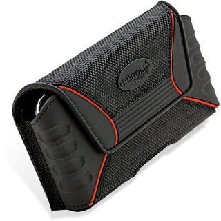 RuggedQX RGQX502 Large Horizontal Universal Pouch for Smartphones with up to 4.3 in Screen   Red/Black Cell Phones & Accessories