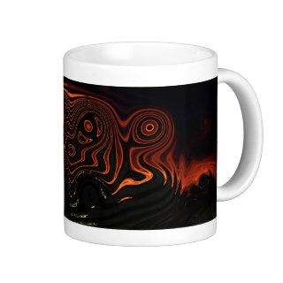 Sixties tie dye sunset mug