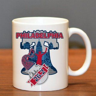 26.2 Philadelphia Liberty Bell Ceramic Mug Sports & Outdoors