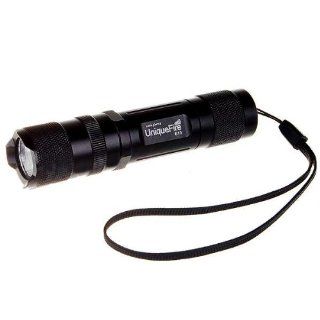 Uniquefire S10 Cree R2 WC 220 Lumen LED Flashlight Torch Flash Lamp   Black (1*AA/1*14500)   Basic Handheld Flashlights  