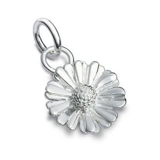 daisy silver charm by scarlett jewellery