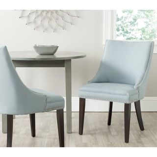 Afton Light Blue Side Chair (Set of 2) Safavieh Dining Chairs