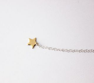 golden star necklace by beadin' nora