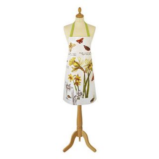 rhs narcissus pvc apron by ulster weavers