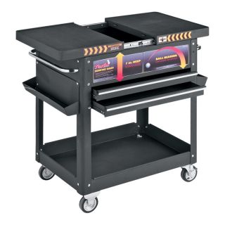 Torin Work Cart with Top Tool Box — 36in.L x 21in.W x 37in.H, Model# TC311  Work Carts