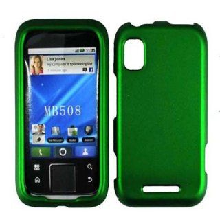 Dark Green Hard Case Cover for Motorola Flipside MB508 Cell Phones & Accessories