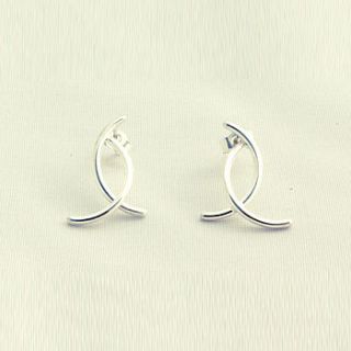 wishbone stud earrings by julia ann davenport jewellery