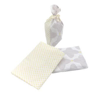 set of two piccoli fitted sheets by olli ella