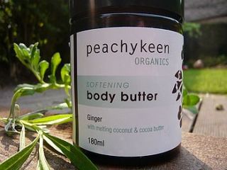organic body butter warming ginger by peachykeen organics