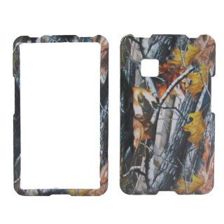 Camo Tree Camouflage Tracfone Straight Talk Net 10 Lg 840g Lg840g Snap on Rubberized Hard Phone Case Cover Accessory Protector Cell Phones & Accessories