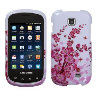 Hard Plastic Snap on Cover Fits Samsung I827 Galaxy Appeal Spring Flowers AT&T Cell Phones & Accessories