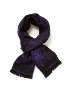 Dotted Logo Scarf  by Versace