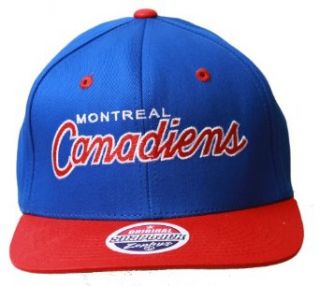 Montreal Canadiens NHL Snapback Hat + GT Sweat Wristband at  Mens Clothing store