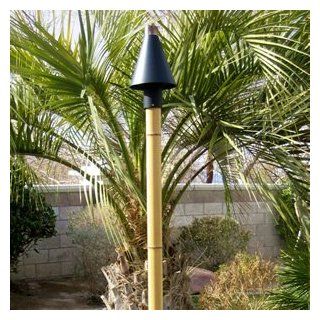 Faux Bamboo Tiki Torch Pole   Landscape Torch Lights