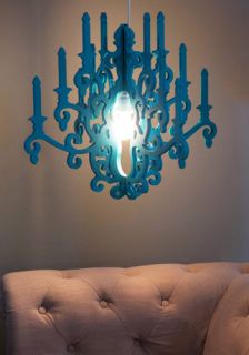 Glowing Gathering Chandelier  Mod Retro Vintage Decor Accessories