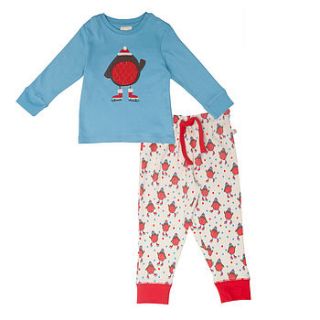 girls robin pyjamas by lush baby