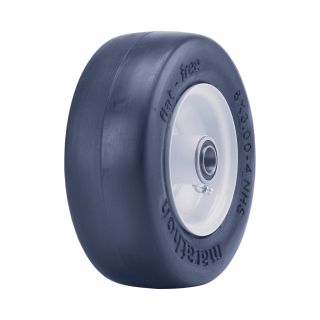Marathon Tires Flat-Free Lawn Mower Tire — 3/4in. Bore, 8in. x 3.00-4in.  Flat Free Lawn Mower Wheels