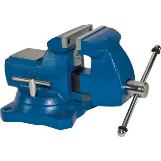 Yost Combination Pipe and Bench Vise — 5in. Jaw Width, Model# 650-Blue  Bench Vises