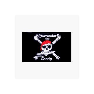 Surrender the Booty Pirate Flag Sports & Outdoors