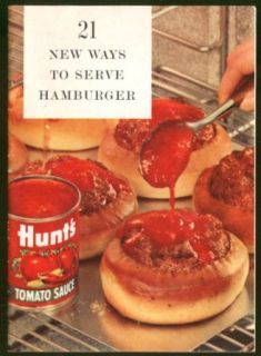 21 New Ways to Serve Hamburger Hunt's Tomato Sauce recipe booklet 1950s Entertainment Collectibles