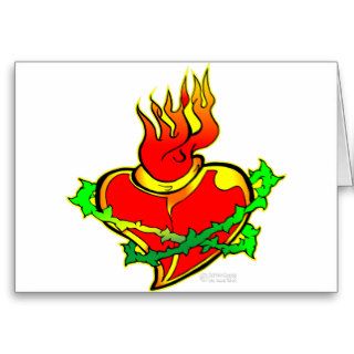 Sacred Heart Old Skool Tattoo Cards
