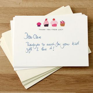 personalised thank you cards by made by ellis