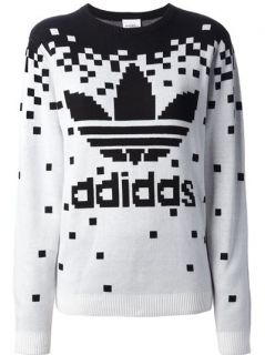 Adidas Originals By Jeremy Scott 'pixel' Knit Sweatshirt