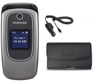 Samsung T245G Prepaid Tracfone w/ 800 Min & Accessories —