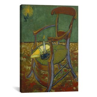 iCanvasArt Gauguins Chair by Vincent Van Gogh Painting Print on