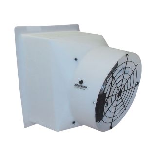 Schaefer Exhaust Fan — 16in., 3085 CFM, 110/220 Volt, Model# PFM1600-1  Flush Mount Fans