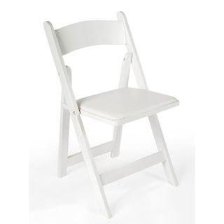 Folding Chairs White (Set of 5) Dining Chairs