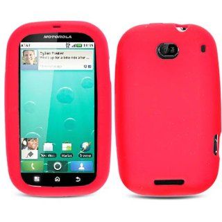 Soft Skin Case Fits Motorola MB520 Bravo Red Skin AT&T Cell Phones & Accessories