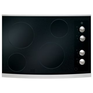 GE Smooth Surface Electric Cooktop (Stainless Steel) (Common 30 in; Actual 29.875 in)