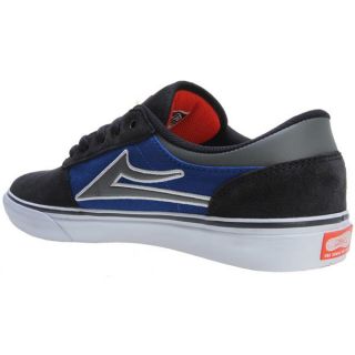 Lakai Brea Skate Shoes Grey/Blue Suede