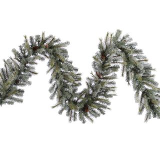 Vickerman 9 ft Unlit Frosted Sartell Artificial Christmas Garland