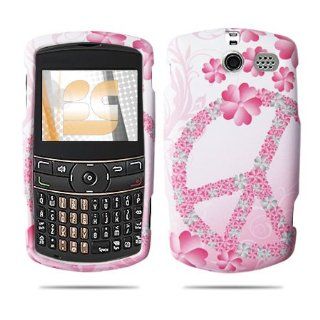 Peace & Flowers Protector Case for Cricket TXTM8 3G (ZTE A410) Cell Phones & Accessories
