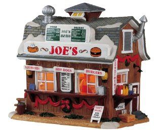 Shop Lemax Harvest Crossing Village Collection Joe's Burger & Hot Dog Stand #55214 at the  Home Dcor Store