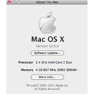 Kingston Apple 4GB Kit (2x2GB Modules) 667MHz DDR2 SoDimm iMac and Macbook Memory (KTA MB667K2/4GR) Electronics