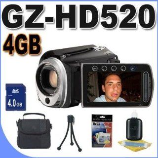 JVC GZ HD520 120GB Hard Disk (HD) Everio Camcorder BigVALUEInc Accessory Saver 4GB Bundle  Camera & Photo