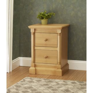 Orbelle Imperial 2 Drawer Night Stand 4002FW / 4002N Finish Natural
