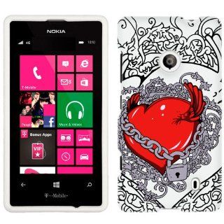Nokia Lumia 521 Secret Love on White Phone Case Cover Cell Phones & Accessories