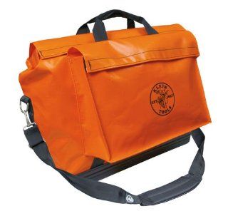Klein Tools 5181ORA Vinyl Equipment Bag, Large   Klein Tool Bag Orange  
