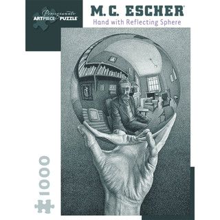 MC Escher Hand with Reflecting Sphere 1000 piece Puzzle Pomegranate Communications, Inc. Puzzles