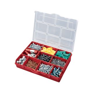 Stack-On Multi Compartment Storage Box With Removable Dividers  Compartment Storage Boxes