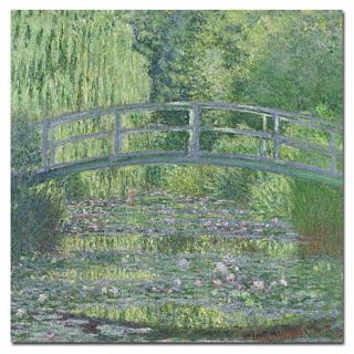 'The Water Lily Pond' by Claude Monet Canvas Art Print