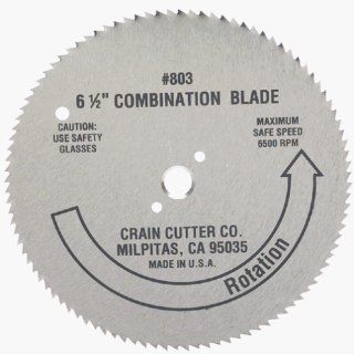 Crain Cutter 803 6 1/2 Inch 100 Tooth Wood Saw Blade with 5/8 Inch Arbor for 810 SuperSaw   Handsaw Blades  