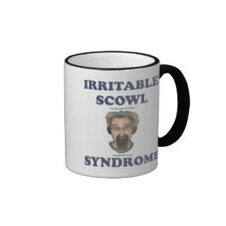 Irritable Scowl Grumpy Old Man Coffee Mugs